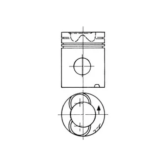 Piston KOLBENSCHMIDT 94781600