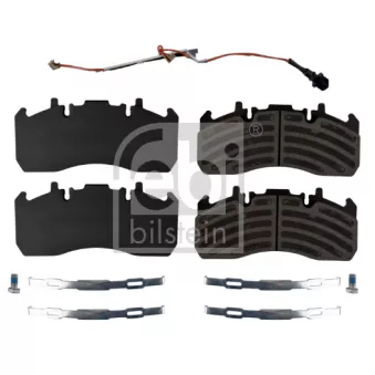 Jeu de 4 plaquettes de frein FEBI BILSTEIN 171244