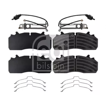 Jeu de 4 plaquettes de frein avant FEBI BILSTEIN 171241