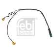 Contact d'avertissement, usure des plaquettes de frein FEBI BILSTEIN 21388 - Visuel 1