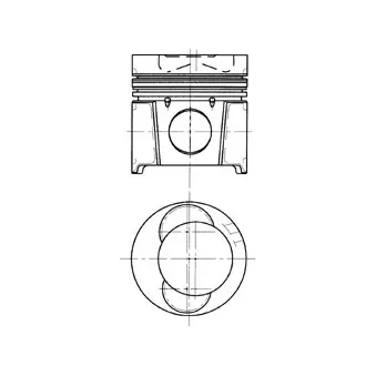 Piston KOLBENSCHMIDT 99683600