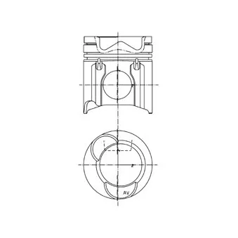 Piston KOLBENSCHMIDT