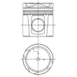 Piston KOLBENSCHMIDT 99985600 - Visuel 1