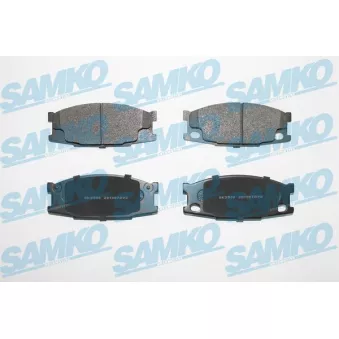 Jeu de 4 plaquettes de frein avant SAMKO 5SP892
