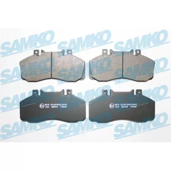 Jeu de 4 plaquettes de frein SAMKO 5SP474