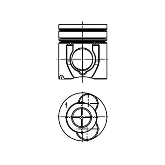 Piston KOLBENSCHMIDT 40263600