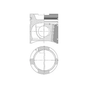 Piston KOLBENSCHMIDT