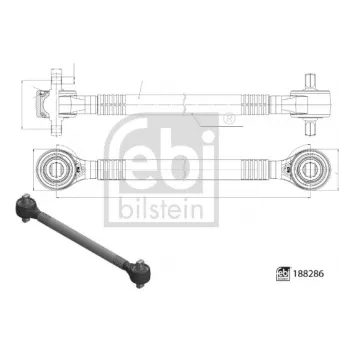Triangle ou bras de suspension (train avant) FEBI BILSTEIN