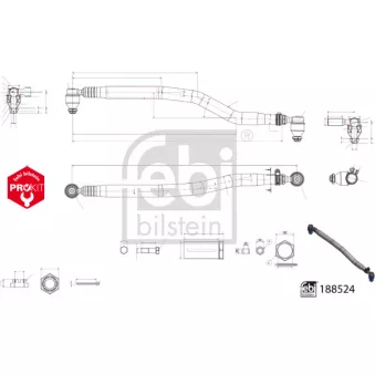 Barre de direction FEBI BILSTEIN