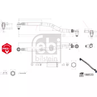 Barre de connexion FEBI BILSTEIN