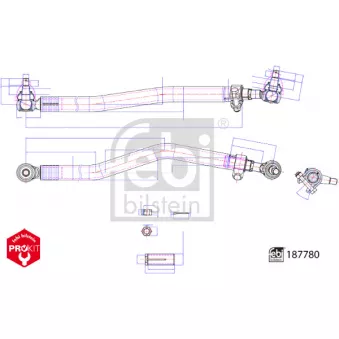 Barre de direction FEBI BILSTEIN