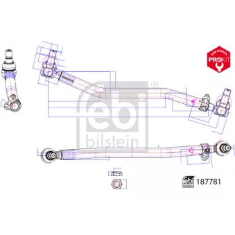 Barre de direction FEBI BILSTEIN