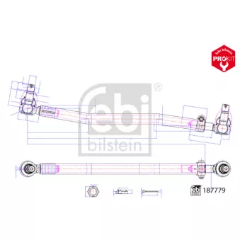 Barre de direction FEBI BILSTEIN