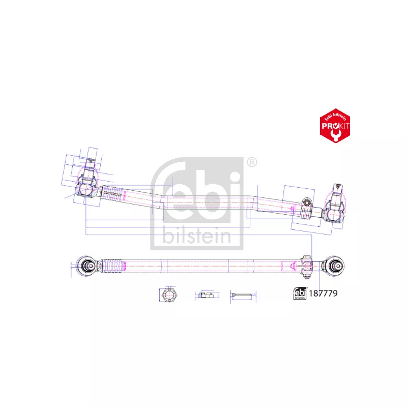 Barre de direction FEBI BILSTEIN 187779