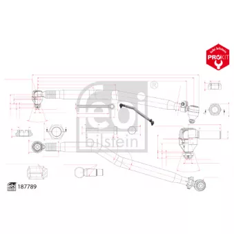Barre de direction FEBI BILSTEIN