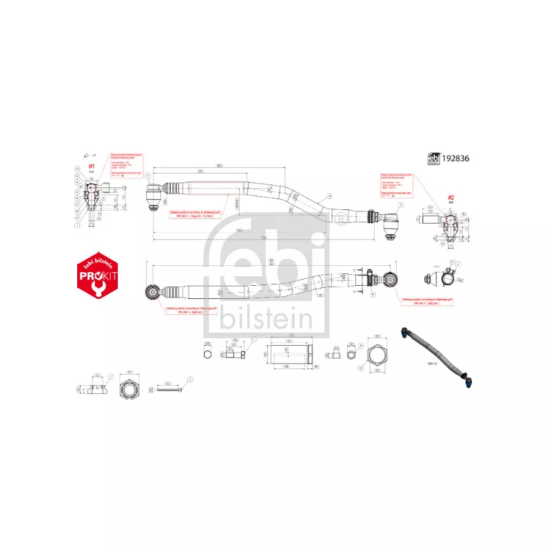 Barre de direction FEBI BILSTEIN 192836