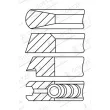 Jeu de segments de pistons GOETZE ENGINE 08-176900-85 - Visuel 2
