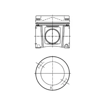 Piston KOLBENSCHMIDT 40448601