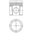 Piston KOLBENSCHMIDT 40550600 - Visuel 1
