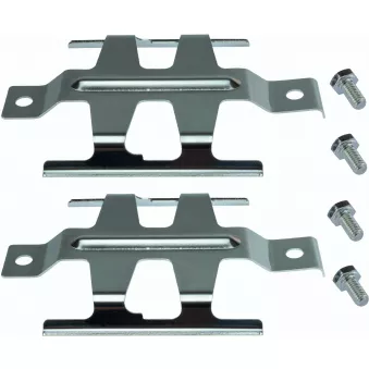 Kit d'accessoires, plaquette de frein à disque TRW