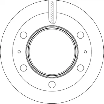 Jeu de 2 disques de frein avant TRW