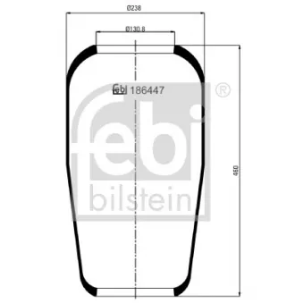 Ressort pneumatique, suspension pneumatique FEBI BILSTEIN