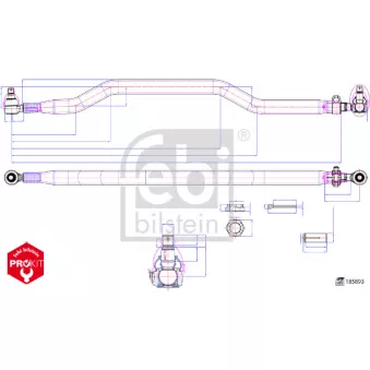 Barre de connexion FEBI BILSTEIN