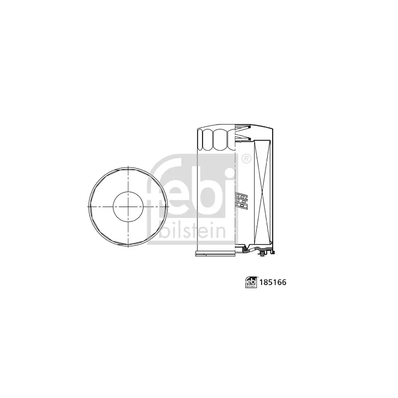 Filtre de liquide de refroidissement FEBI BILSTEIN 185166