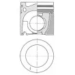 Piston KOLBENSCHMIDT 41088600 - Visuel 1