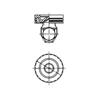 Piston KOLBENSCHMIDT