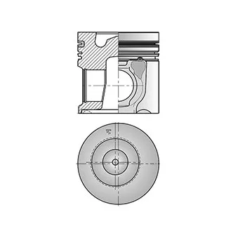 Piston KOLBENSCHMIDT 41505600