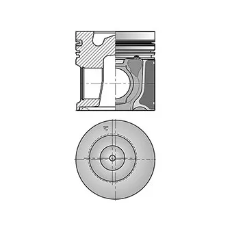 Piston KOLBENSCHMIDT 41506600