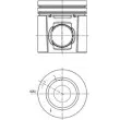 Piston KOLBENSCHMIDT 41010600 - Visuel 1