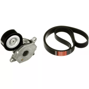 Jeu de courroies trapézoïdales à nervures GATES