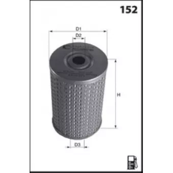 Filtre à carburant LUCAS FILTERS LFDE111