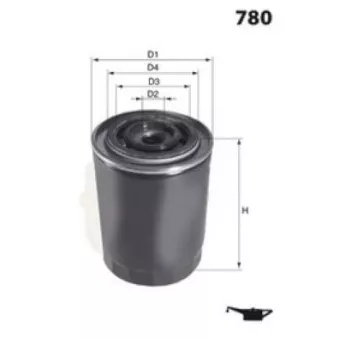 Filtre à huile LUCAS FILTERS LFOS123