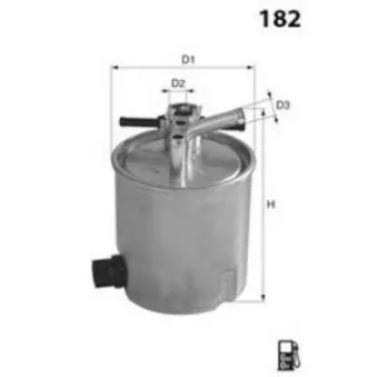 Filtre à carburant LUCAS FILTERS