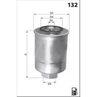 Filtre à carburant LUCAS FILTERS LFDS123