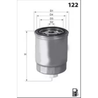 Filtre à carburant LUCAS FILTERS