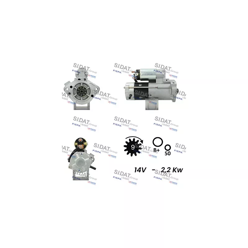 Démarreur SIDAT S12MH0781A2