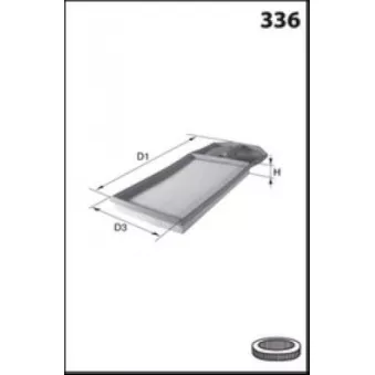 Filtre à air LUCAS FILTERS LFAF579