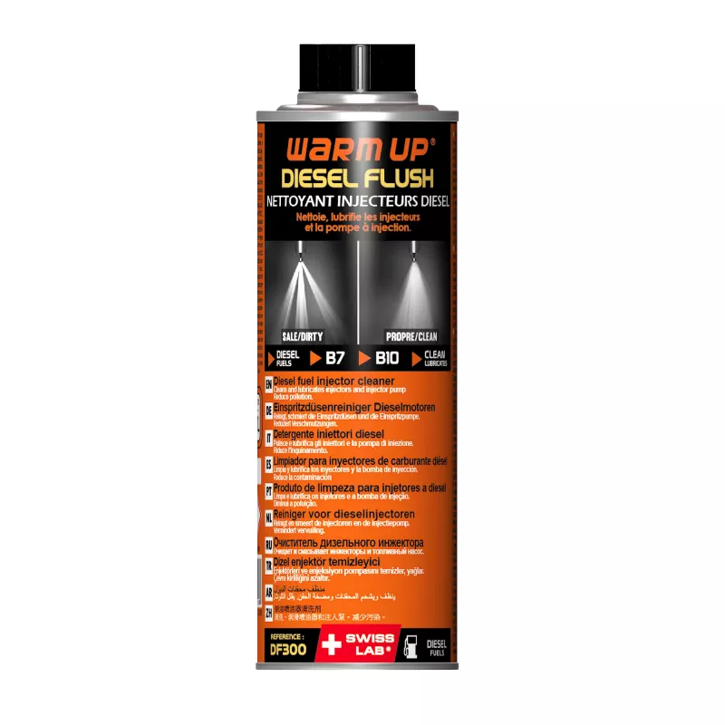 Nettoyant pour injection électronique (Diesel) WARM UP WU-DF300