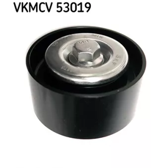 Poulie renvoi/transmission, courroie trapézoïdale à nervures SKF VKMCV 53019