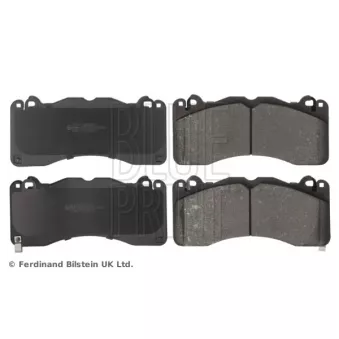 Jeu de 4 plaquettes de frein avant BLUE PRINT