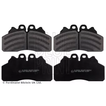 Jeu de 4 plaquettes de frein avant BLUE PRINT