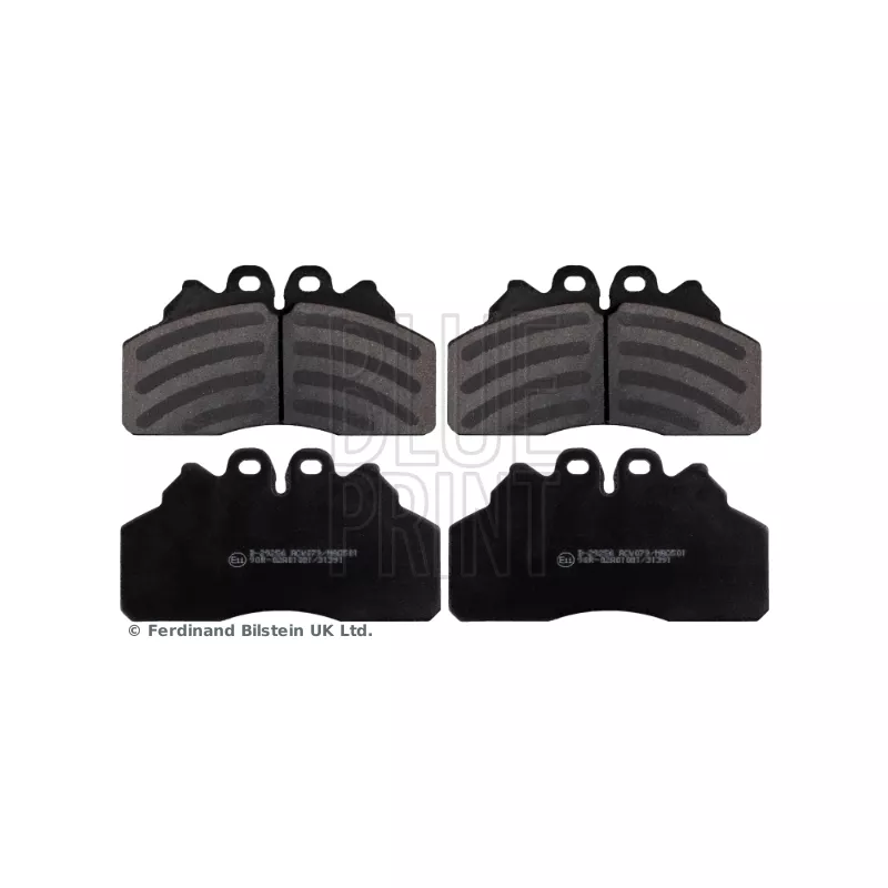 Jeu de 4 plaquettes de frein avant BLUE PRINT ADBP420011