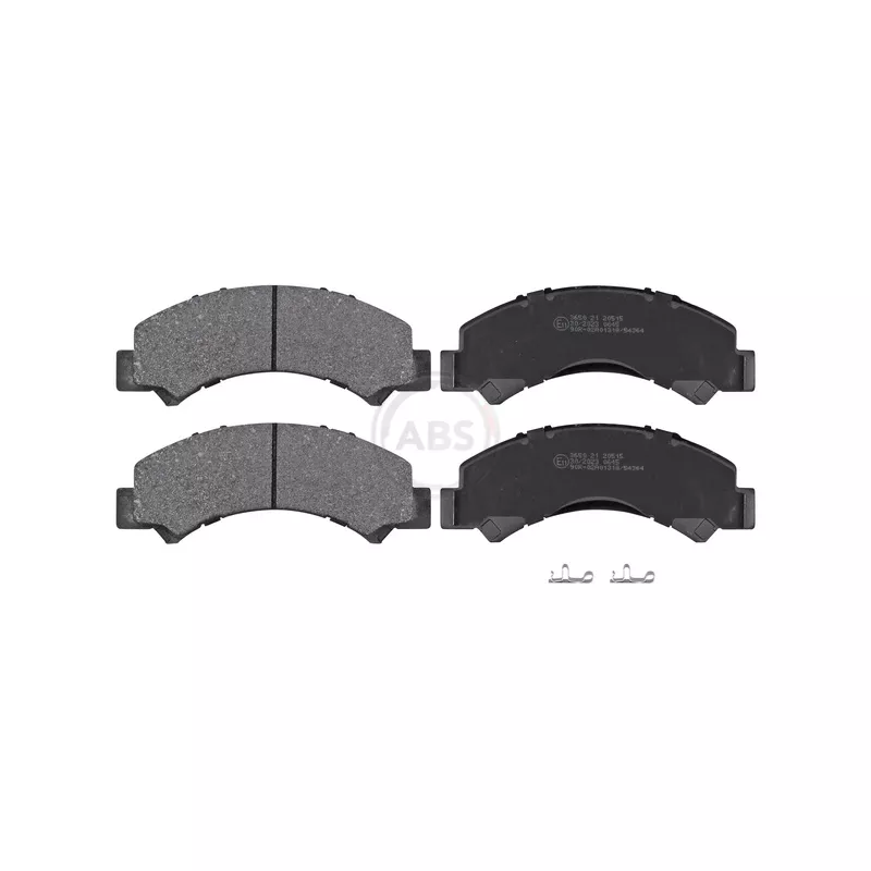 Jeu de 4 plaquettes de frein A.B.S. 35379
