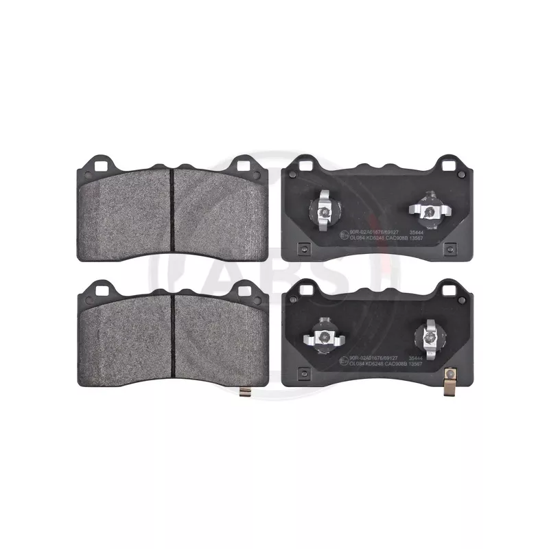 Jeu de 4 plaquettes de frein avant A.B.S. 35444