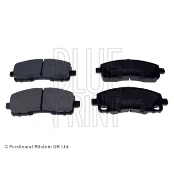 Jeu de 4 plaquettes de frein arrière BLUE PRINT