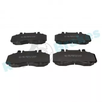 Jeu de 4 plaquettes de frein avant RAP BRAKES R-P1454